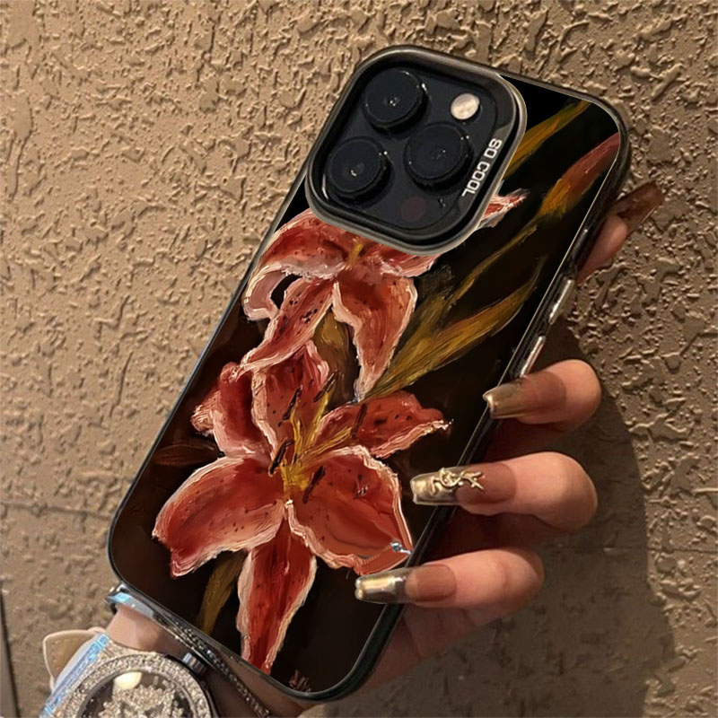 Xiaomi Poco X6 - Oil Painting Lily Flower Retro Pattern