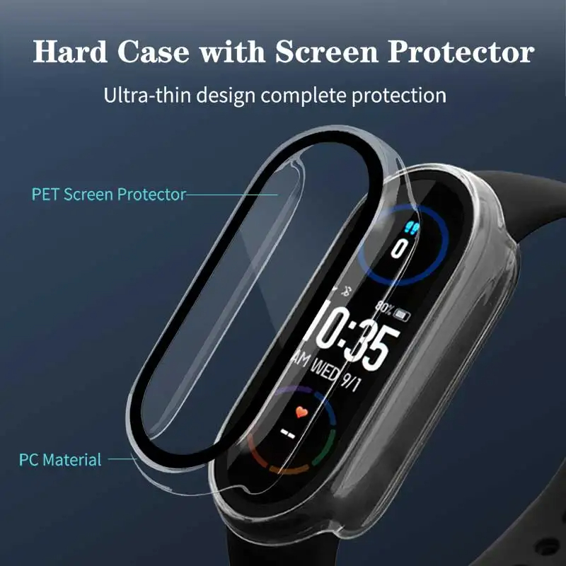 Tempered Glass+PC Case For Xia - Smartwatch Band Accessories recension och pris