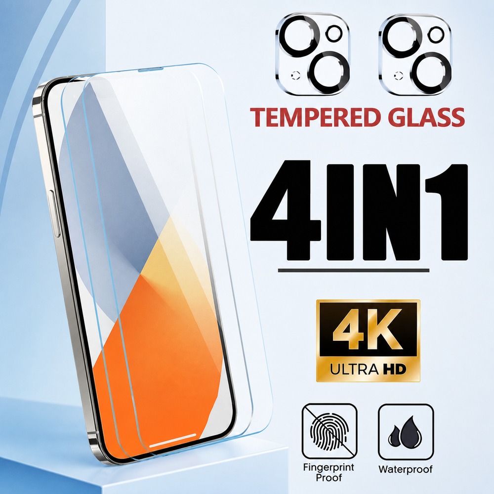 2+2PCS Tempered Glass For Real - Realme Gt 6 recension och pris