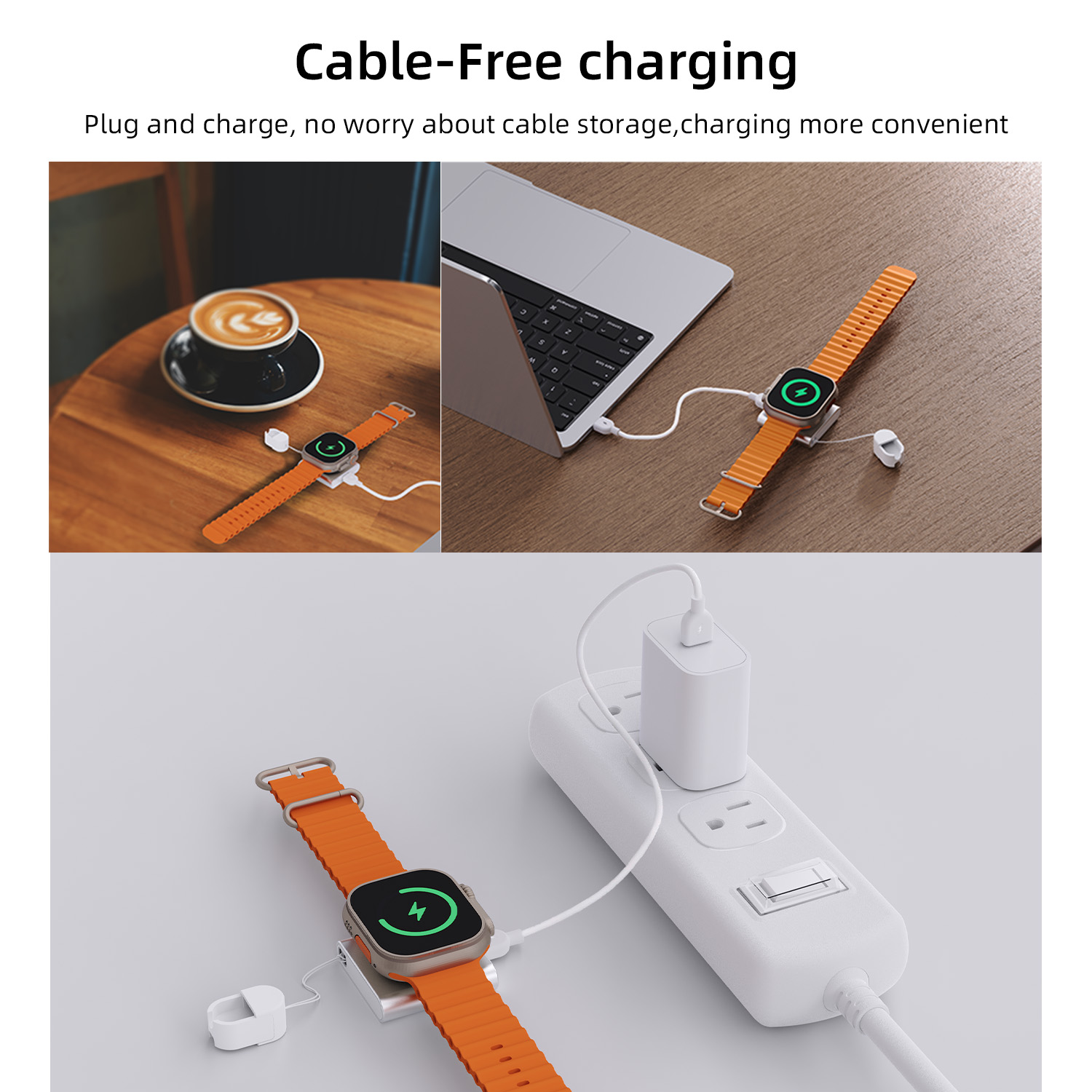 Bonola For Apple Watch Charger - Watch Charger Cable recension och pris