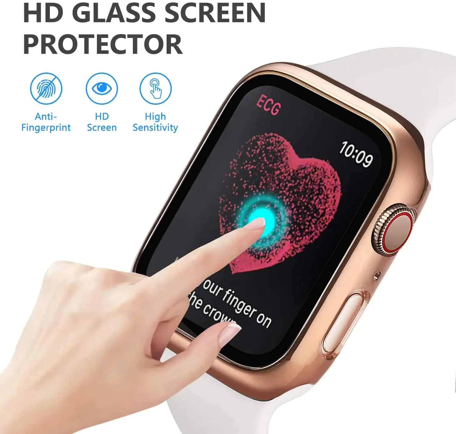 Tempered Glass+cover For Apple - Garmin Smartwatch Accessories recension och pris