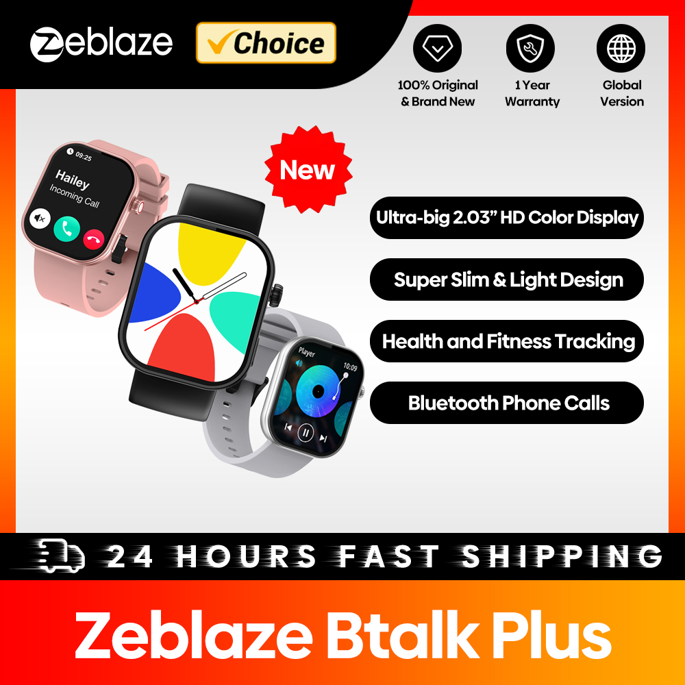 New Zeblaze Btalk Plus Voice C - Smartwatch Face recension och pris