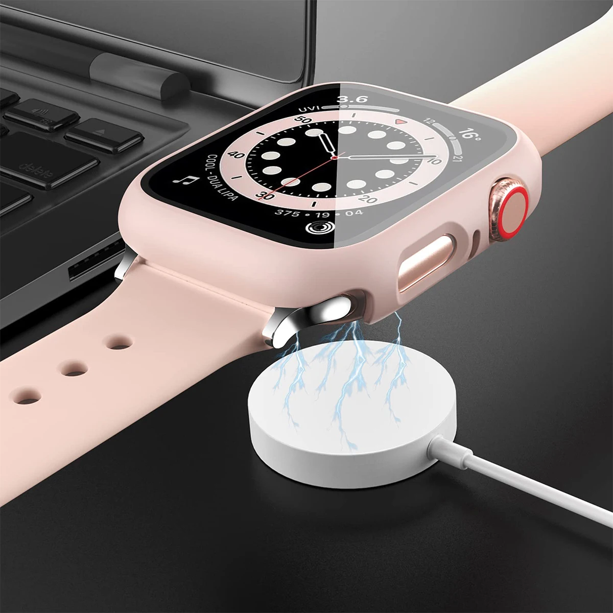 Tempered Glass+Cover For Apple - Smartwatch Band Accessories recension och pris