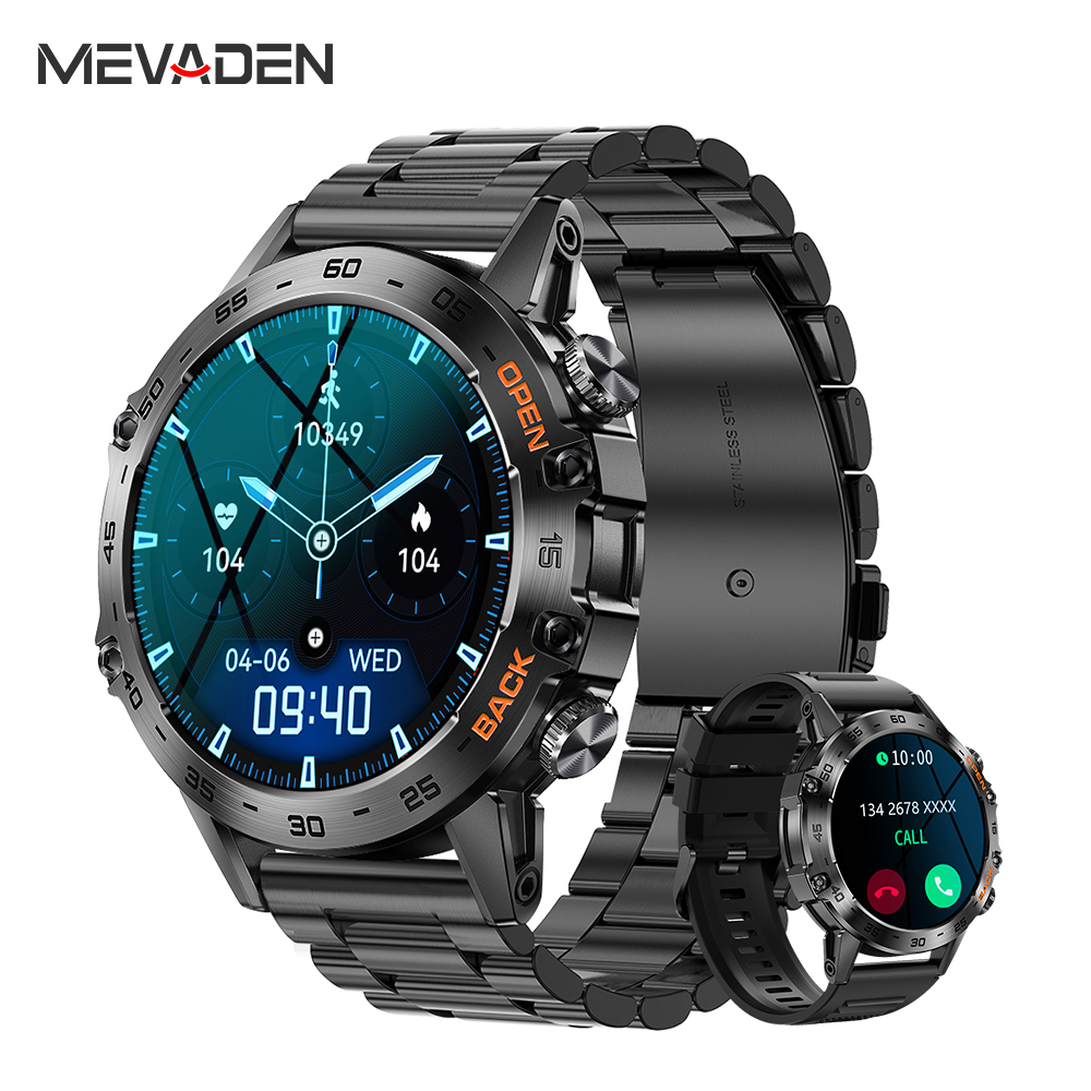 MEVADEN Steel 1.39 inch Men Lu - Smartwatch Face recension och pris