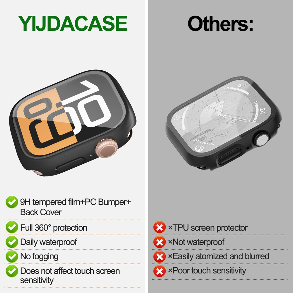 for Apple Watch Case 46mm 45mm - Smartwatch Faces recension och pris
