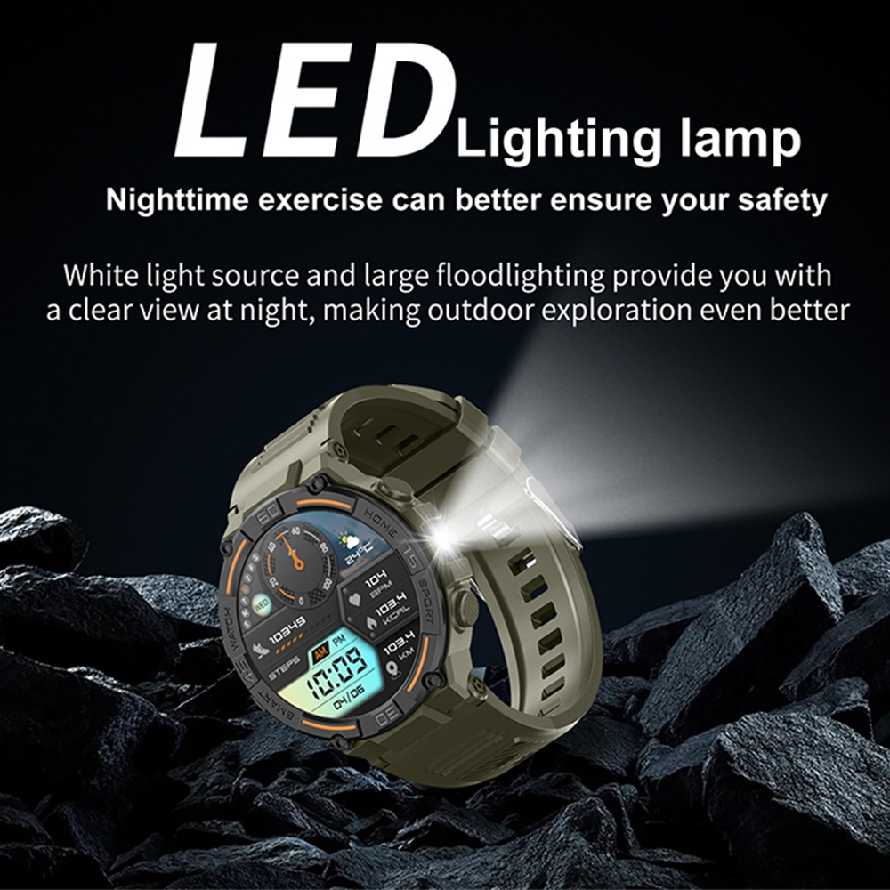 Outdoor Military Rugged Smartw - Smartwatch Face recension och pris