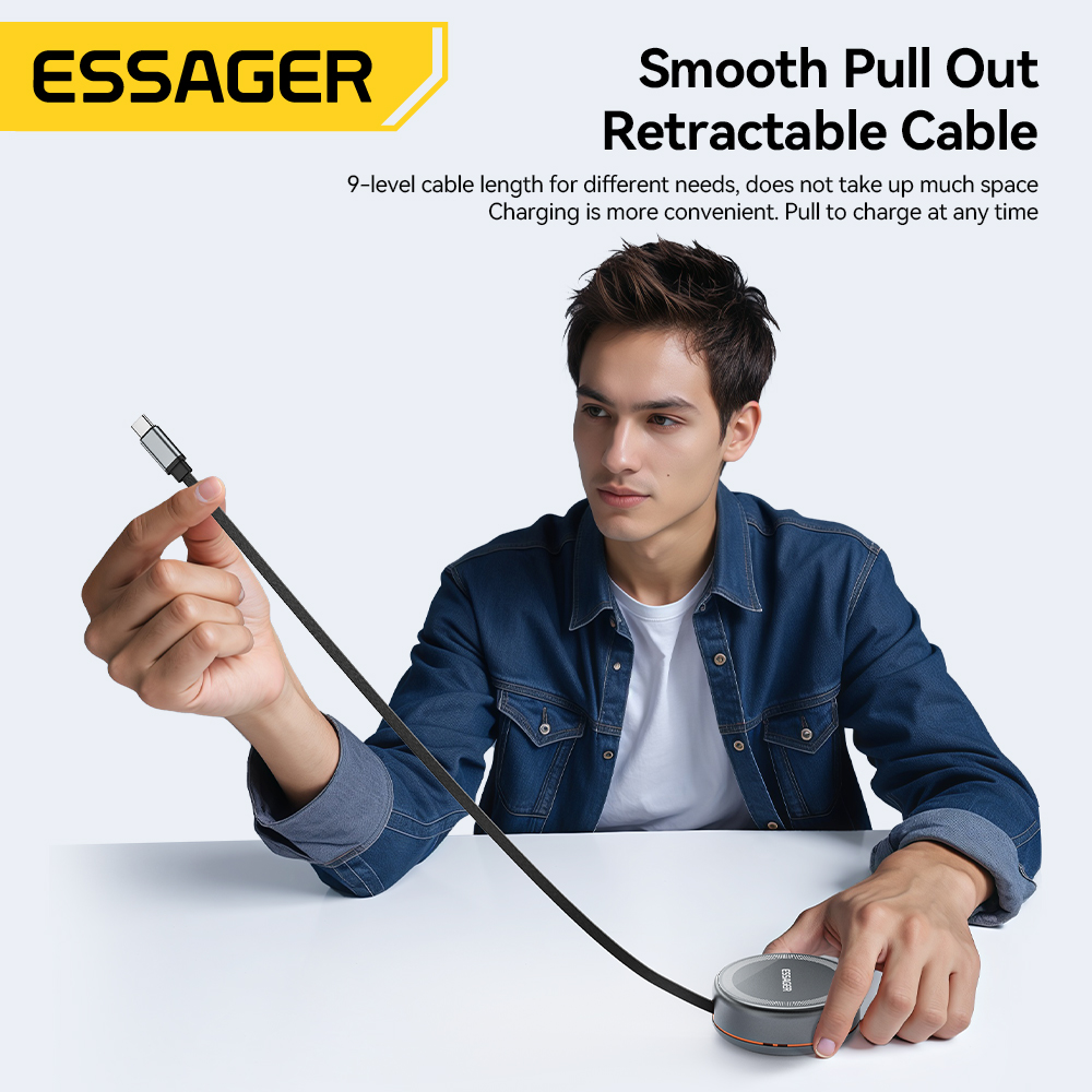 Essager 15W 3 in 1 Magnetic Wi - Watch Charger Cable recension och pris