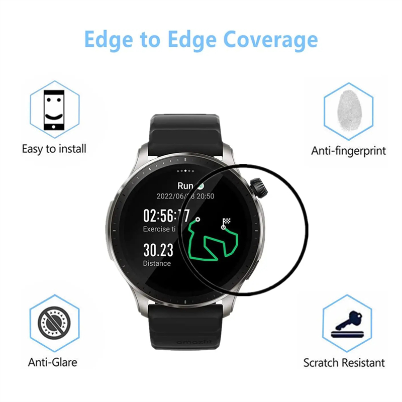 For Amazfit GTR 4 Screen Prote - Garmin Smartwatch Accessories recension och pris