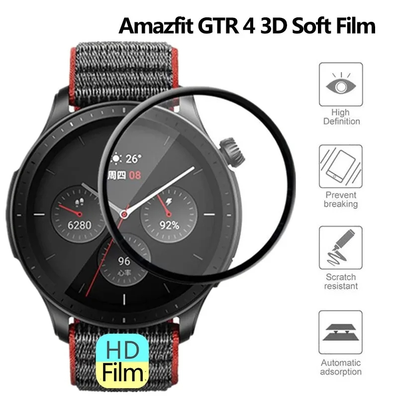 For Amazfit GTR 4 Screen Prote - Garmin Smartwatch Accessories recension och pris