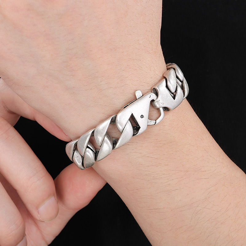 KALEN Vintage Stainless Steel  - Ceramic Link Bracelet recension och pris