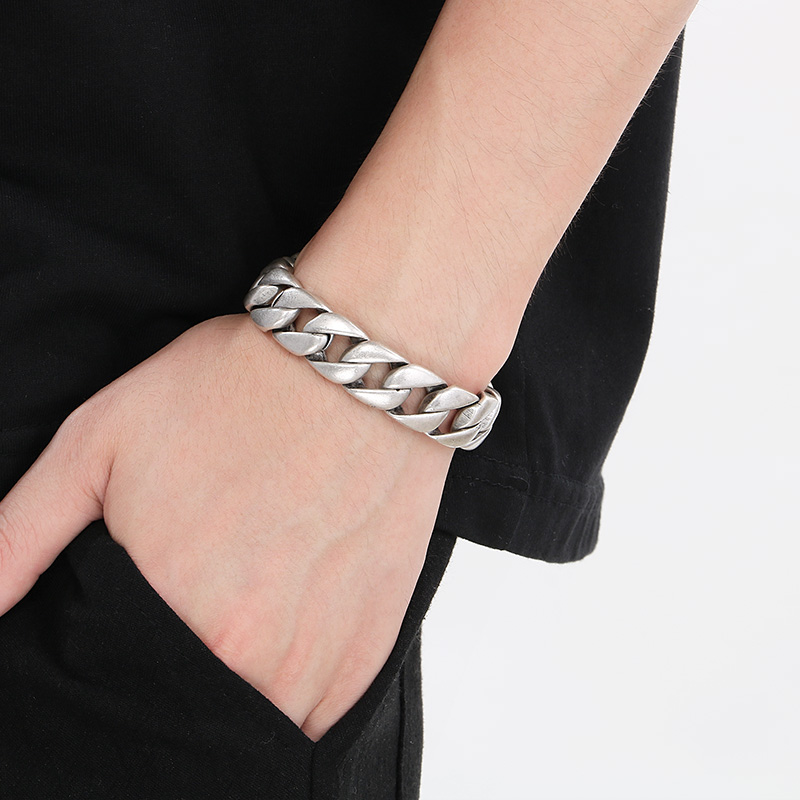 KALEN Vintage Stainless Steel  - Ceramic Link Bracelet recension och pris