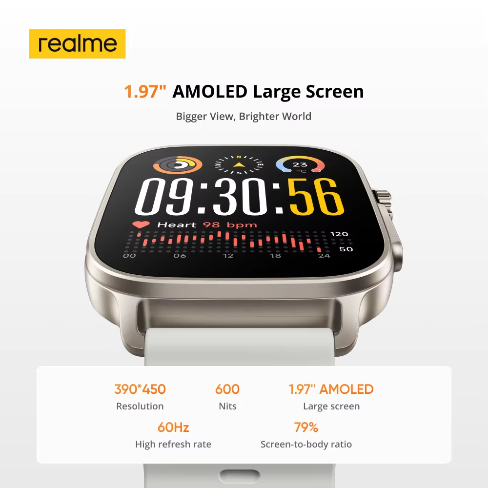 Global Version realme watch 5  - Smartwatch Face recension och pris