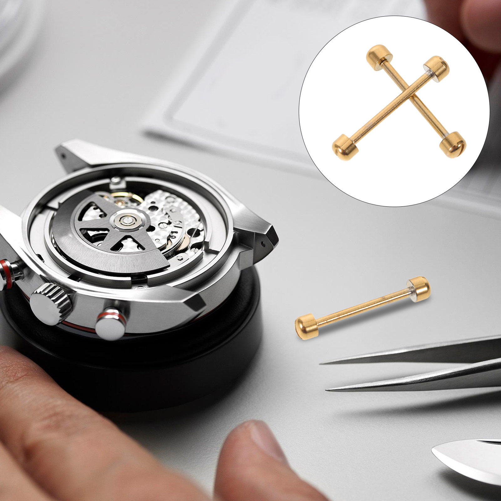 2Pcs Watch Bracelet Screw Pin  - Ceramic Link Bracelet recension och pris