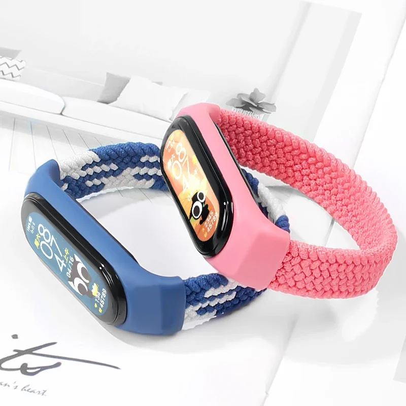 Strap for Mi band 7 8 6 5 Nylo - Solo Loop Strap recension och pris